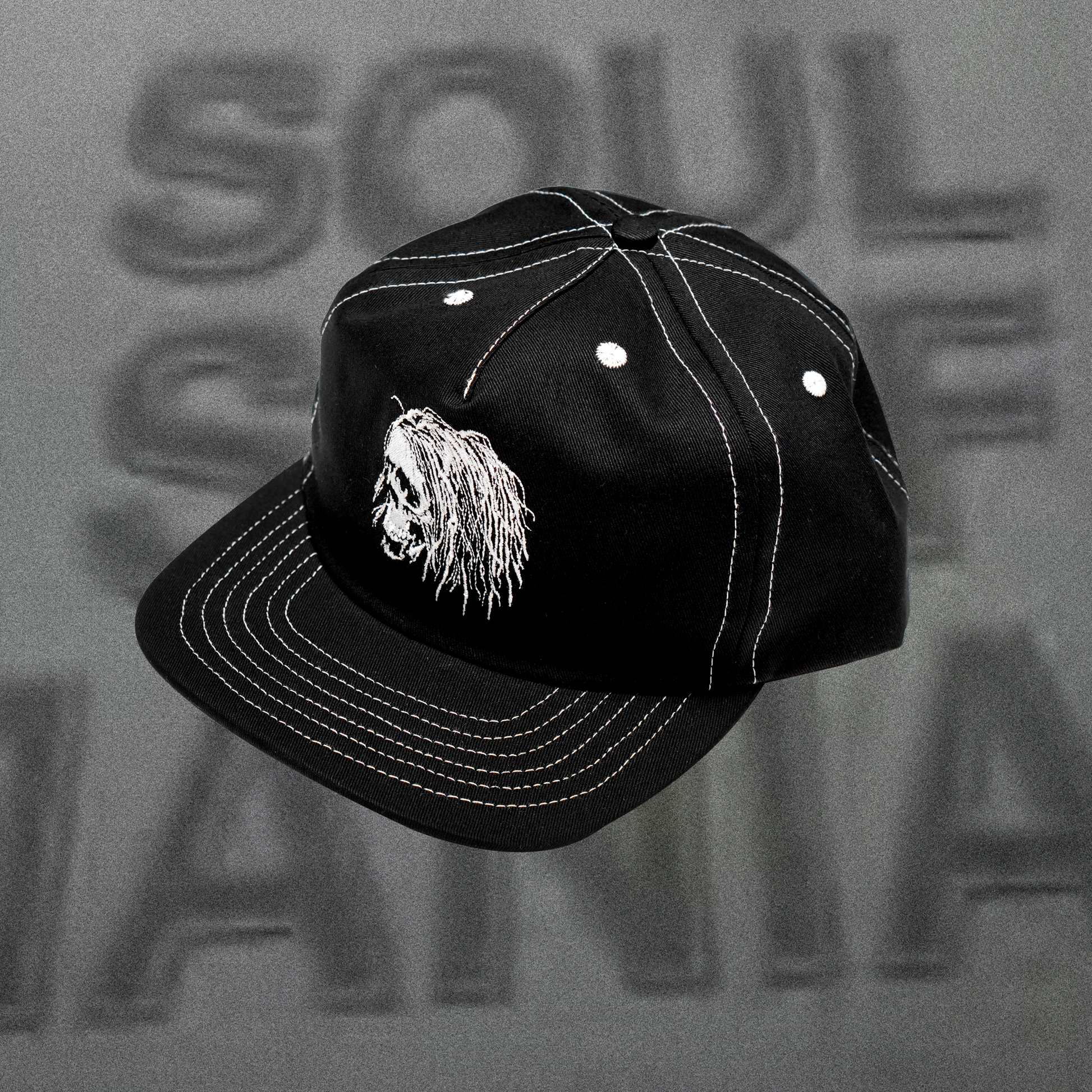 Brunetti Skull Hat Contrast Stitching