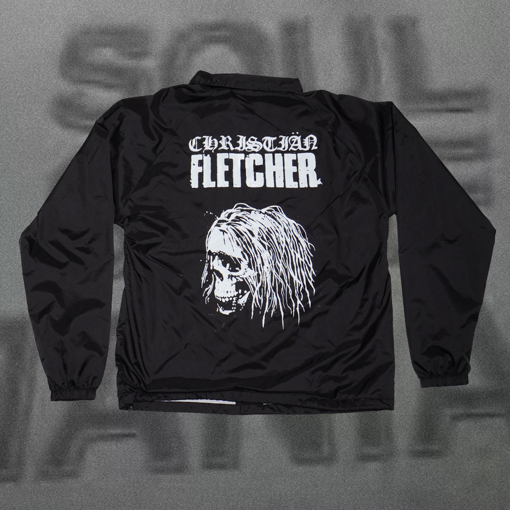 Brunetti Skull Coaches Jacket Black