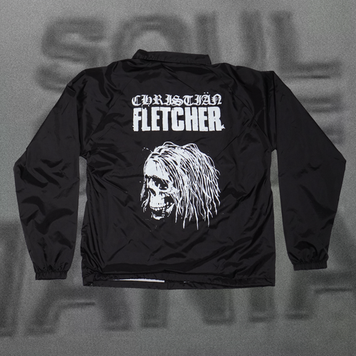 Brunetti Skull Coaches Jacket Black