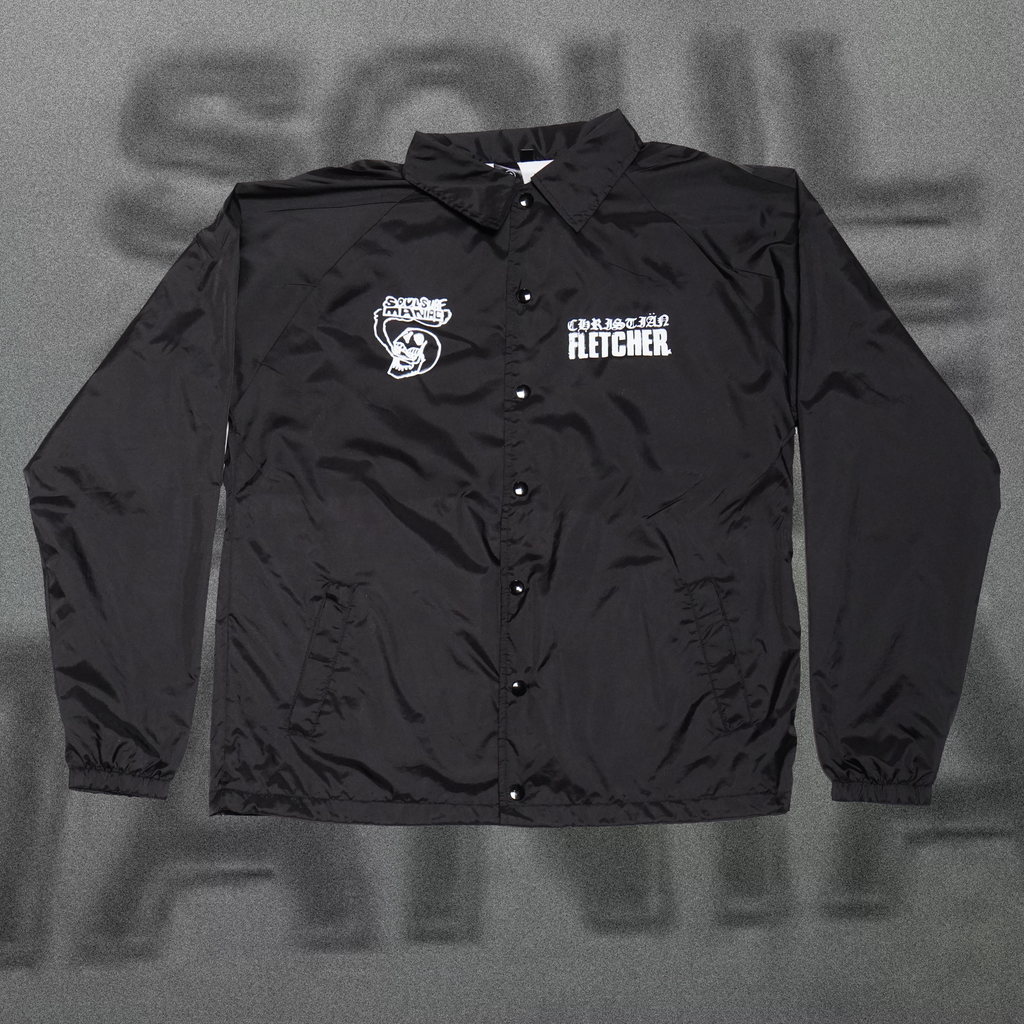 Brunetti Skull Coaches Jacket Black