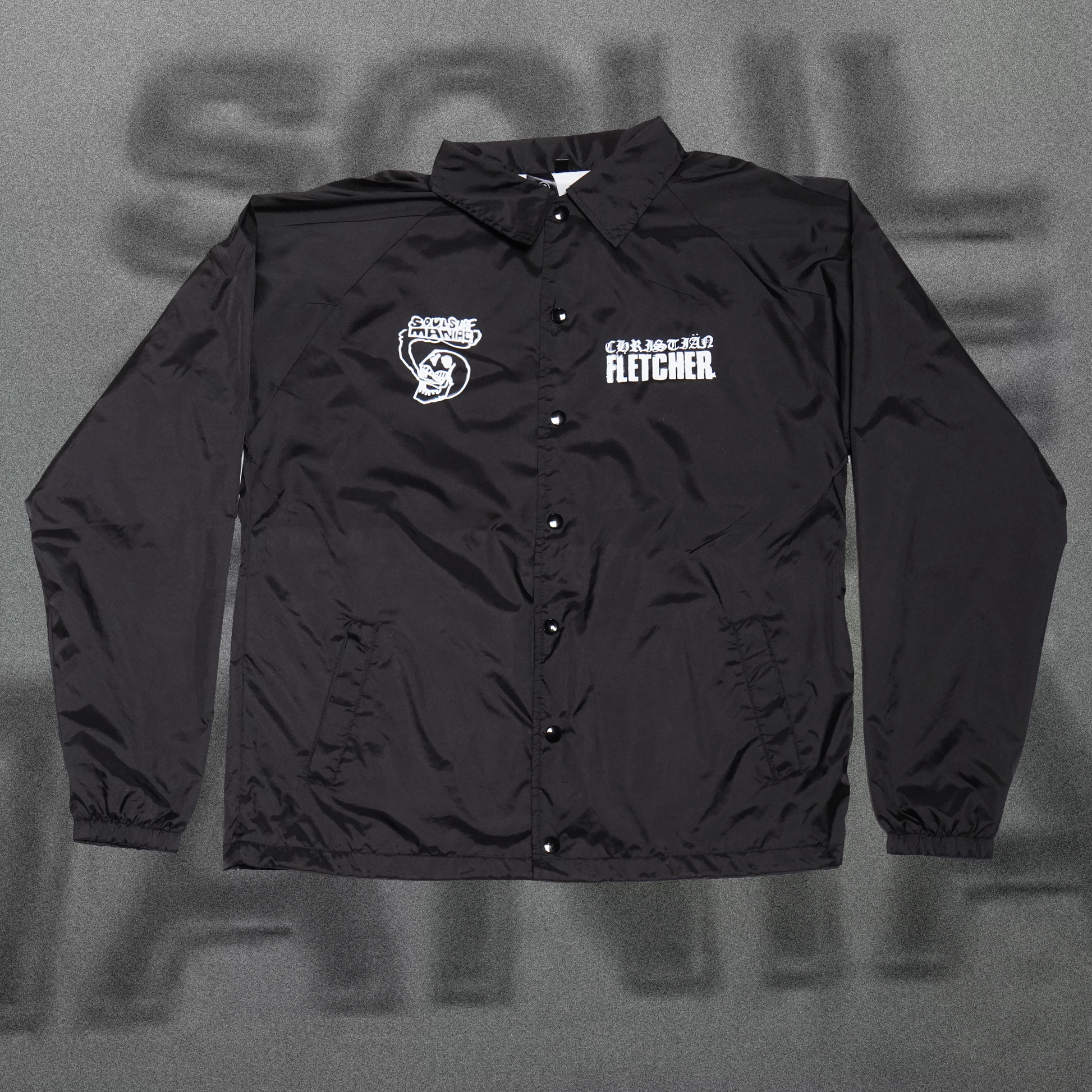 Brunetti Skull Coaches Jacket Black