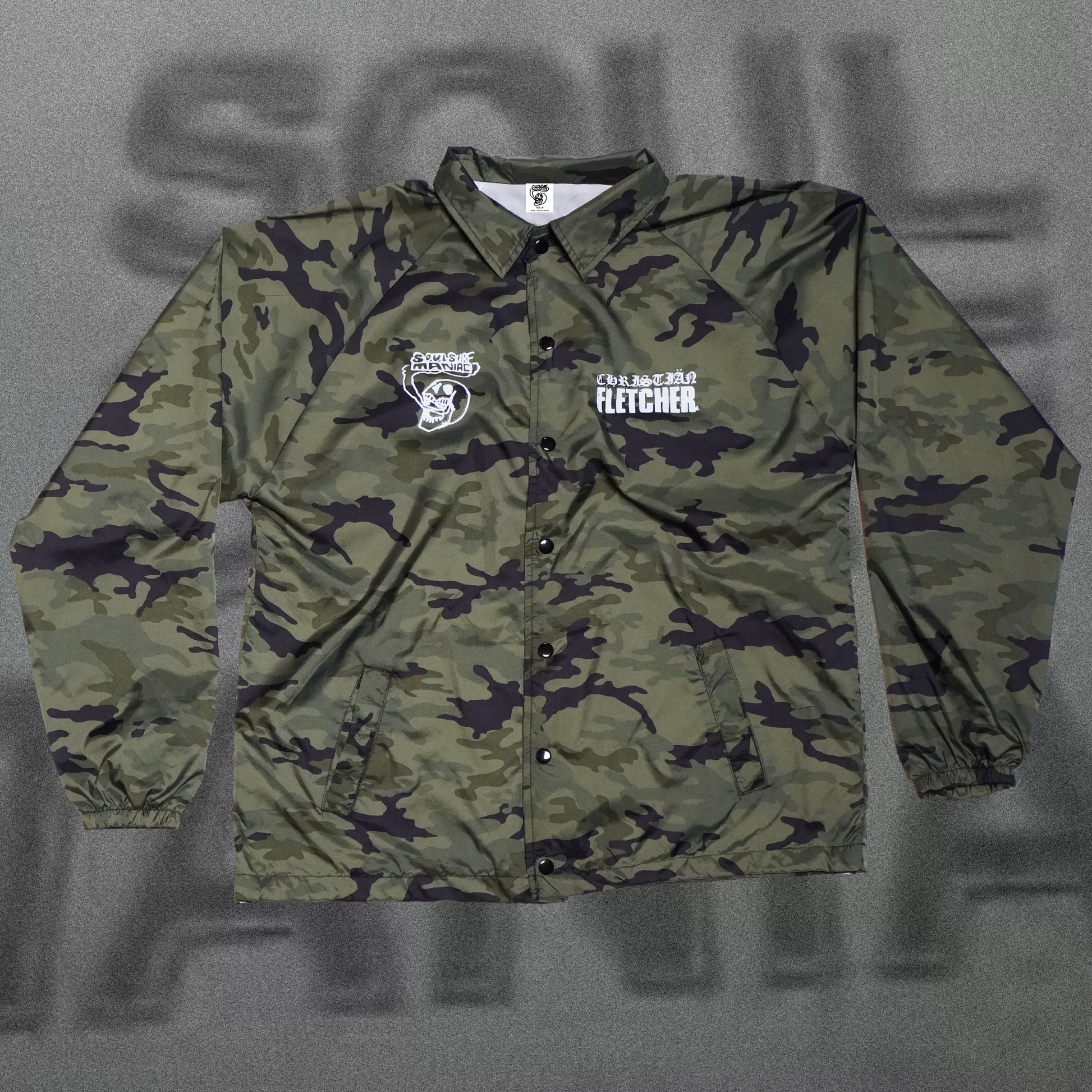 Brunetti Skull Coaches Jacket Camo