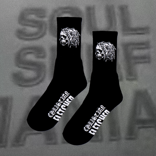 B Skull Sock