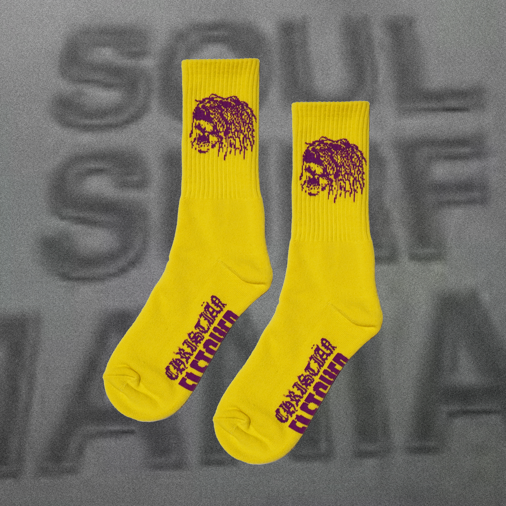 B Skull Sock