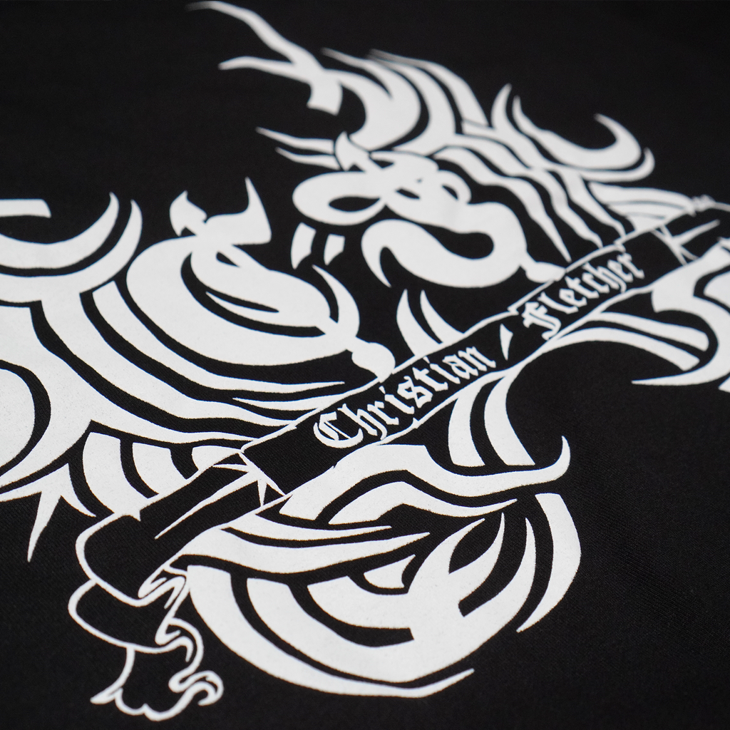 Tribal Wings T - Black
