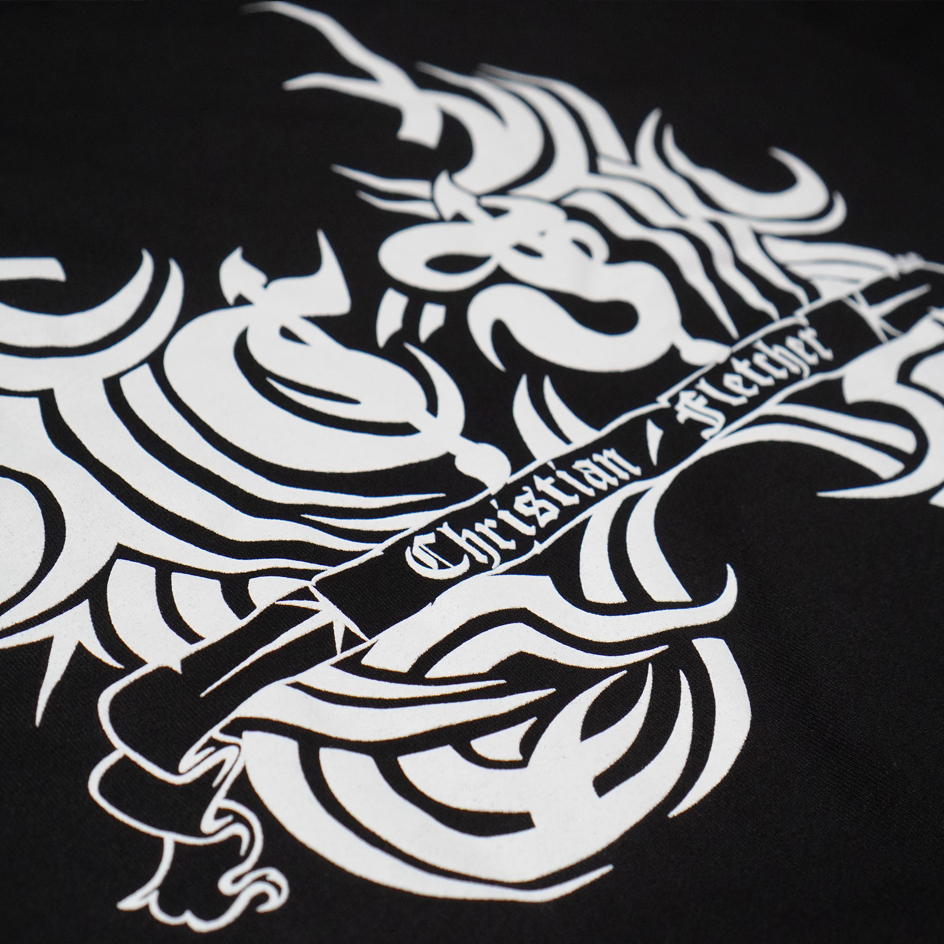 Tribal Wings T - Black